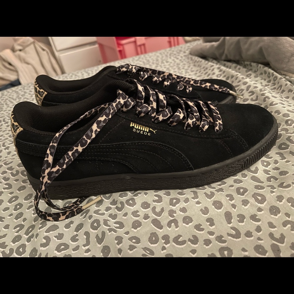 8 LEOPARD SUEDE PUMA